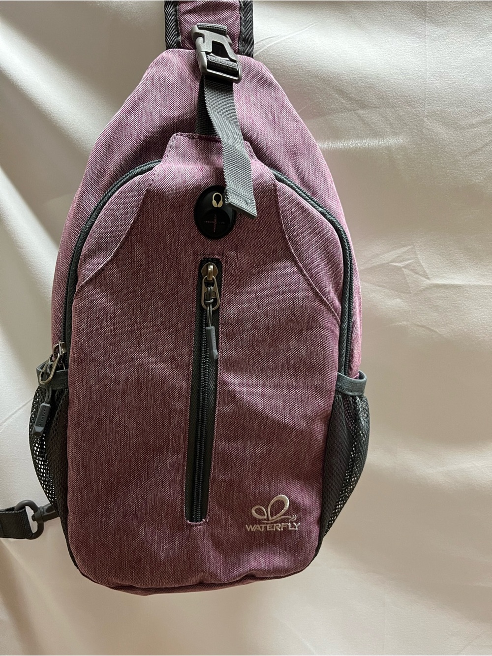 Waterfly Women's Crossbody Sling Bag in Plum